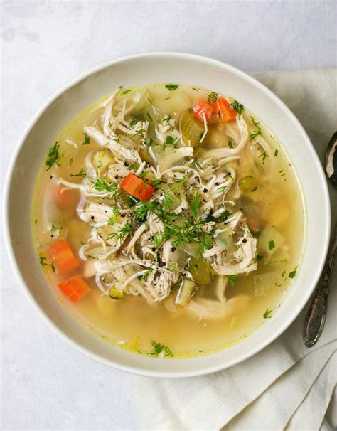 Classic Chicken Vegetable Soup Recipe - PrepDish.com