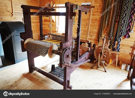 Traditional hand-weaving loom — Stock Photo © Taden1 #173502654