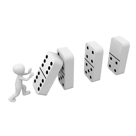 Dominoes 3d Chain Reaction Motion, Overturn, Fall, Falling PNG Transparent Image and Clipart for ...