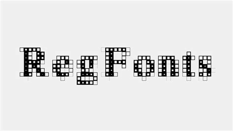 Regular Fonts: An Experimental Typography Project | MyFontLib