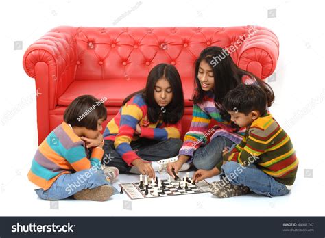 Indian Children Playing Board Game Home Stock Photo 44941747 | Shutterstock