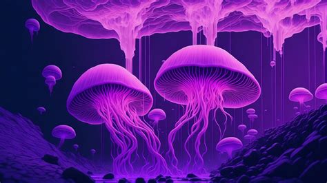 View Of Majestic Jellyfish Swarm In The Ocean Backgrounds | JPG Free ...