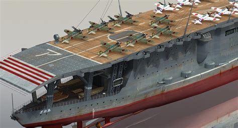 3D japanese aircraft carrier akagi model | Aircraft carrier, Akagi, Japanese