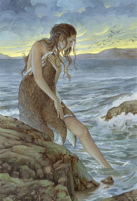 The Selkie by James Browne. | Mythical creatures, Mythological creatures, Mythology