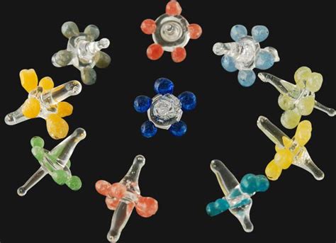 WickiePipes Daisy Glass Pipe Screens 10 Pack