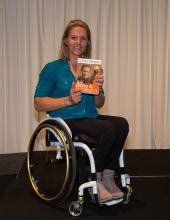 Esther Vergeer launches biography at US Open