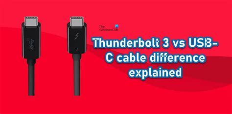 Thunderbolt 3 vs USB-C cable distinction defined - handla.it