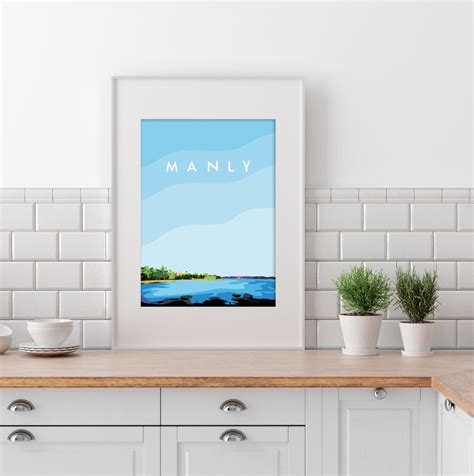 Manly Beach Print, Manly, Shelly Beach, Sydney, Northern Beaches, Aussie Wall Art, Australian ...