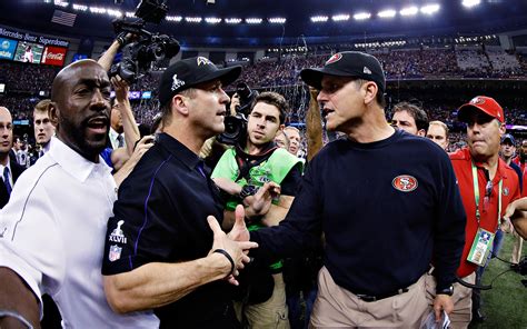 Harbaugh Handshake - SUPER BOWL XLVII GALLERY - ESPN