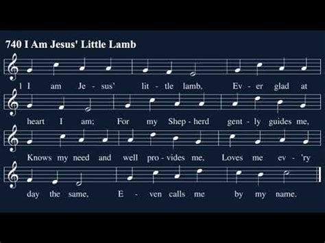 Hymn 740: I Am Jesus' Little Lamb - YouTube