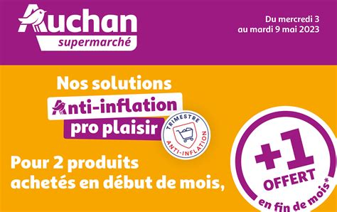 Du 3 au 9 mai 2023, anti-inflation et pro-plaisir chez Auchan ! - Centre commercial de l ...