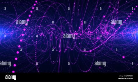 Traces of charged particles in a magnetic field Stock Photo - Alamy