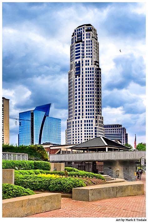 Buckhead Skyline - Atlanta - Beautiful World Art Print