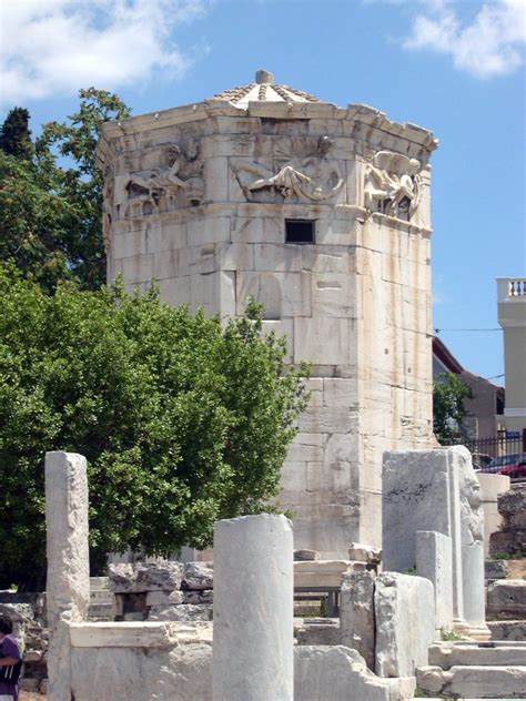 Tower of the Winds | Roman Agora, Athens Made of marble, it … | Flickr