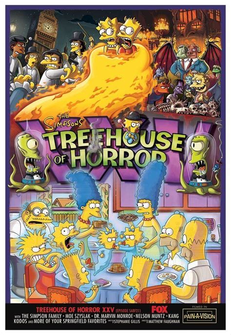 Treehouse of Horror XXV in 2021 | Simpsons treehouse of horror, Tree house, The simpsons