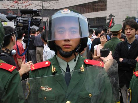 China Armed Police Force | Police maintained their composure… | Flickr