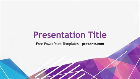 Free Modern Abstract PowerPoint Template - Prezentr