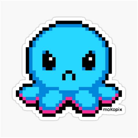 "Angry cute Octopus" Sticker for Sale by Mokopix | Redbubble