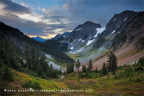 Cascade Pass Sunrise 4 Stock Image, North Cascades National Park - Sean Bagshaw Outdoor Exposure ...