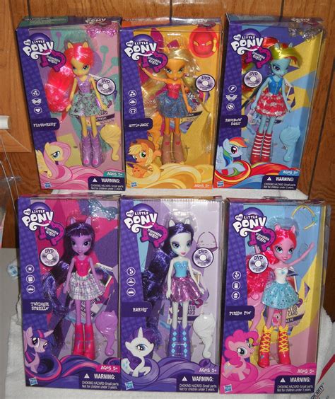 My Little Pony Equestria Girls Movie Collection Figure Set of 6 (Hasbro ...