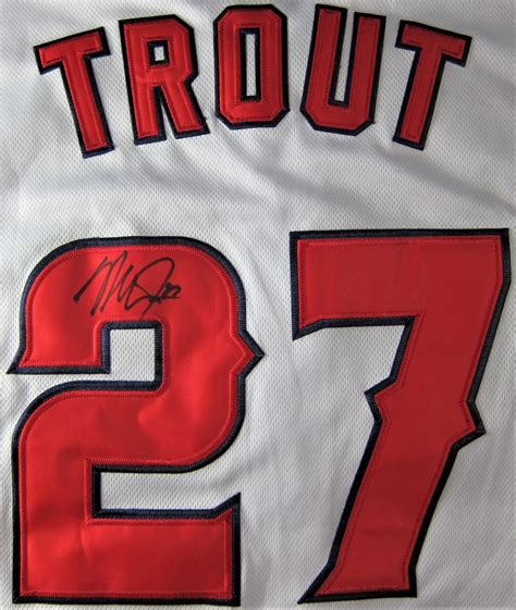 Mike Trout Autographed Jersey - Memorabilia Center