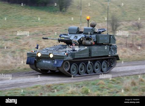 British Army Scimitar part of the CVR(T) family of vehicles Stock Photo: 98573711 - Alamy