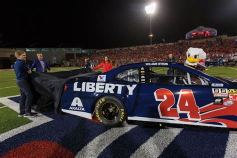 NASCAR driver William Byron shows off new No. 24 Liberty car at ...