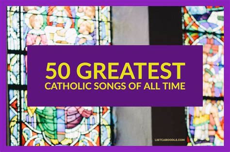Best Catholic Hymns image - listcaboodle