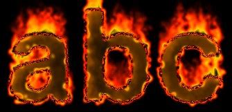 13 Fire Letters Font Generator Images - Fire Text Effect Photoshop Tutorial, Flaming Text ...