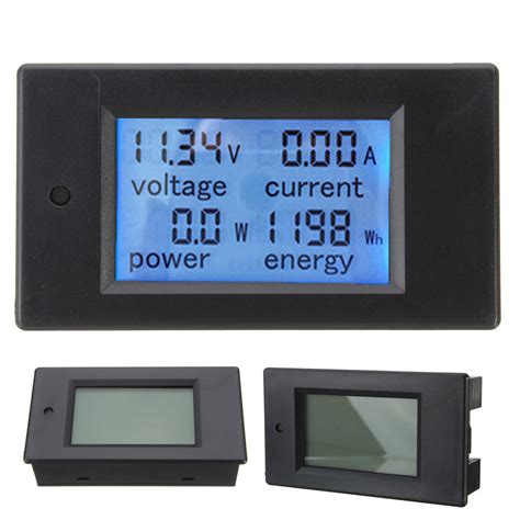 100A DC Digital Multifunction Power Meter Energy Monitor Module Volt ...