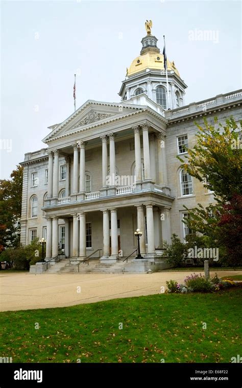 State Capitol Building Statehouse Concord New Hampshire NH Capital Stock Photo - Alamy