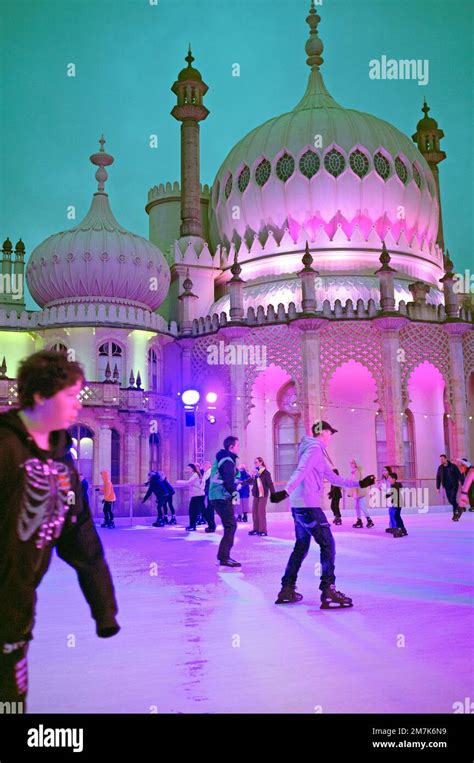 The Royal Pavilion Ice Rink, Brighton Stock Photo - Alamy