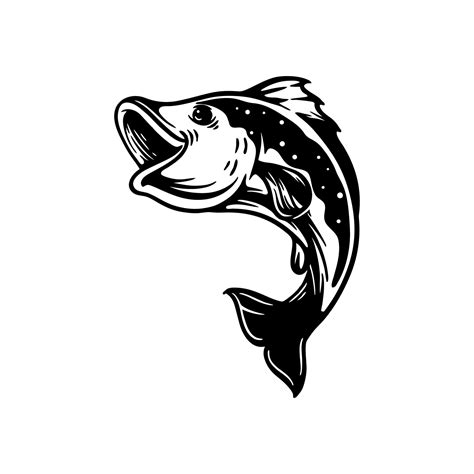 fish silhouette vector illustration design 2369735 Vector Art at Vecteezy