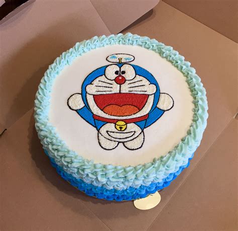 Doraemon Cake - birthday card message