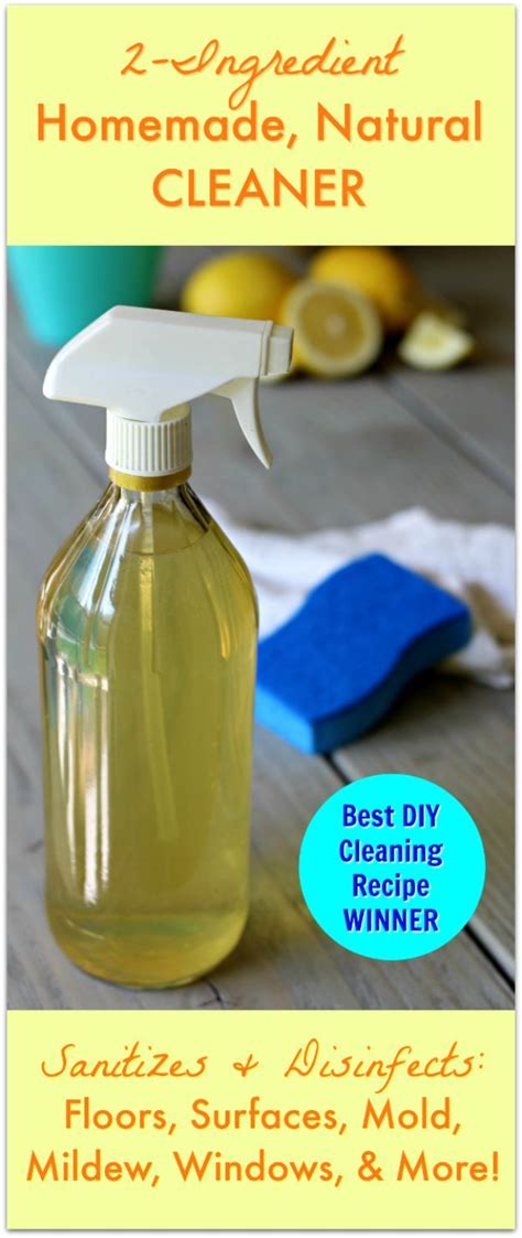 Homemade Cleaning Products - Best Homemade Natural Cleaner - DIY ...