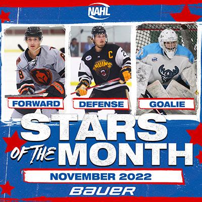 NAHL announces monthly player awards for November | North American ...