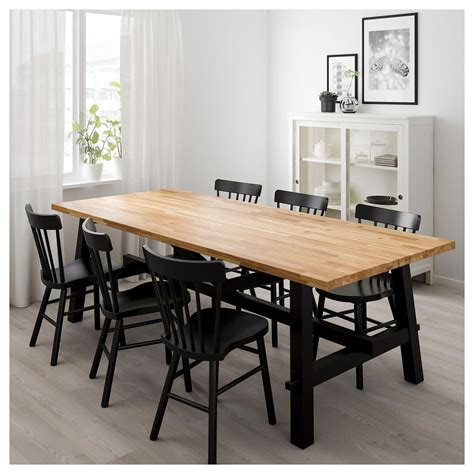 SKOGSTA Dining table, acacia, 921/2x393/8" - IKEA | Salle à manger ikea, Salle à manger, Déco ...