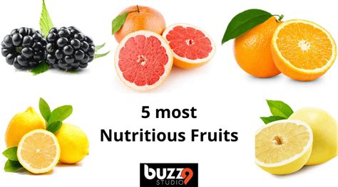 Top 5 Healthiest Fruits to Boost your Immunity | Buzz9Studio