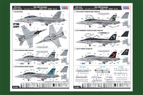 Hobby Boss 1/48 Boeing EA-18G Growler Model Kit - Models & Hobbies 4 U