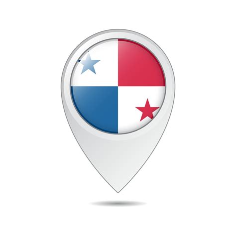 map location tag of Panama flag 16881281 Vector Art at Vecteezy