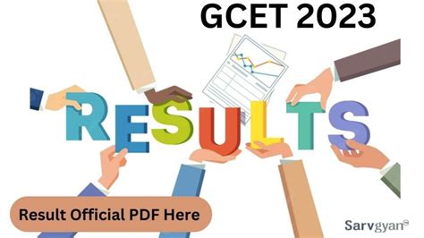 GCET 2023 Result Out, Get Result Official PDF Here - SarvGyan News