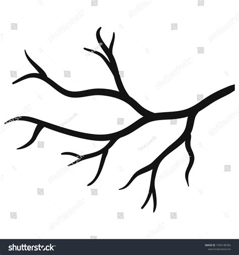 Branch Clipart Cutout Vector Silhouette Set: เวกเตอร์สต็อก (ปลอดค่า ...