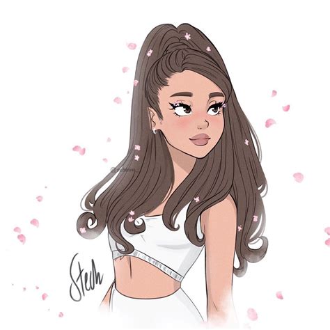 ariana grande drawing cartoon - Jeremy Whitaker