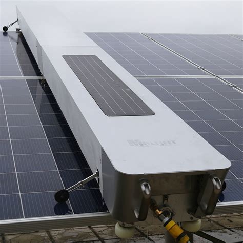 Best High Quality for Rooftop Solar Panel Cleaning Robot - 90W Generator Power Cleaning Robot ...