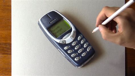 Drawing a cell phone... 20 years old and it still works 😁 - YouTube