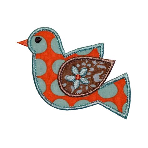 Sweet Retro Bird Appliques Machine Embroidery Designs Applique - Etsy