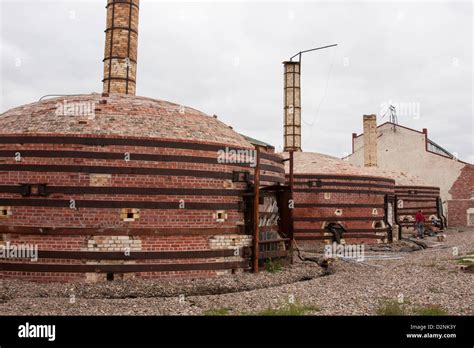 Medalta Pottery Museum kilns Medicine Hat, Alberta Stock Photo - Alamy