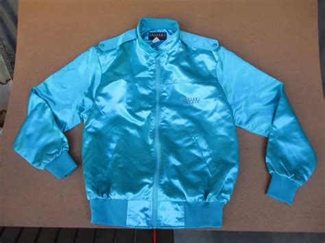 VTG 80S 90S CAESARS PALACE Satin Bomber Jacket, XL Extra Large, Teal ...