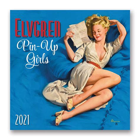 Buy Wall Planner Calendar 2021 in Pin Up Girls by Orange Circle Studio - 12" x 12" 16-Month ...
