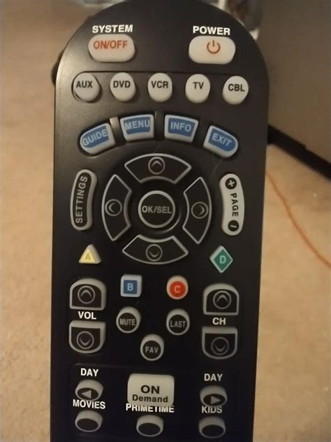 Simple remote for spectrum favorites only channel up down on 101-h cable box. : r/Spectrum